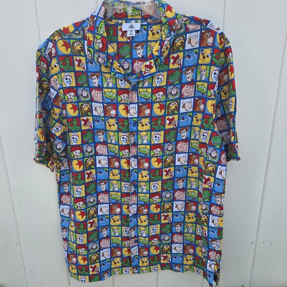 Disney Parks Toy Story 4 Men's Button Down Shirt. Size M - Picture 6 of 7